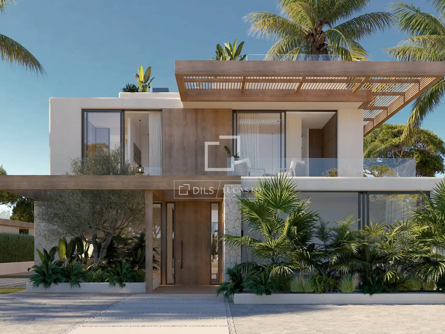 Vista exterior de Casa o chalet en venta en Santa Eulària des Riu con Aire acondicionado, Calefacción y Trastero