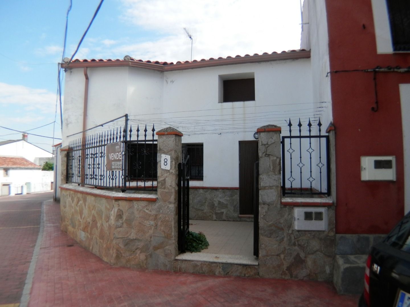Vista exterior de Casa o xalet en venda en Ibahernando amb Moblat, Forn i Rentadora