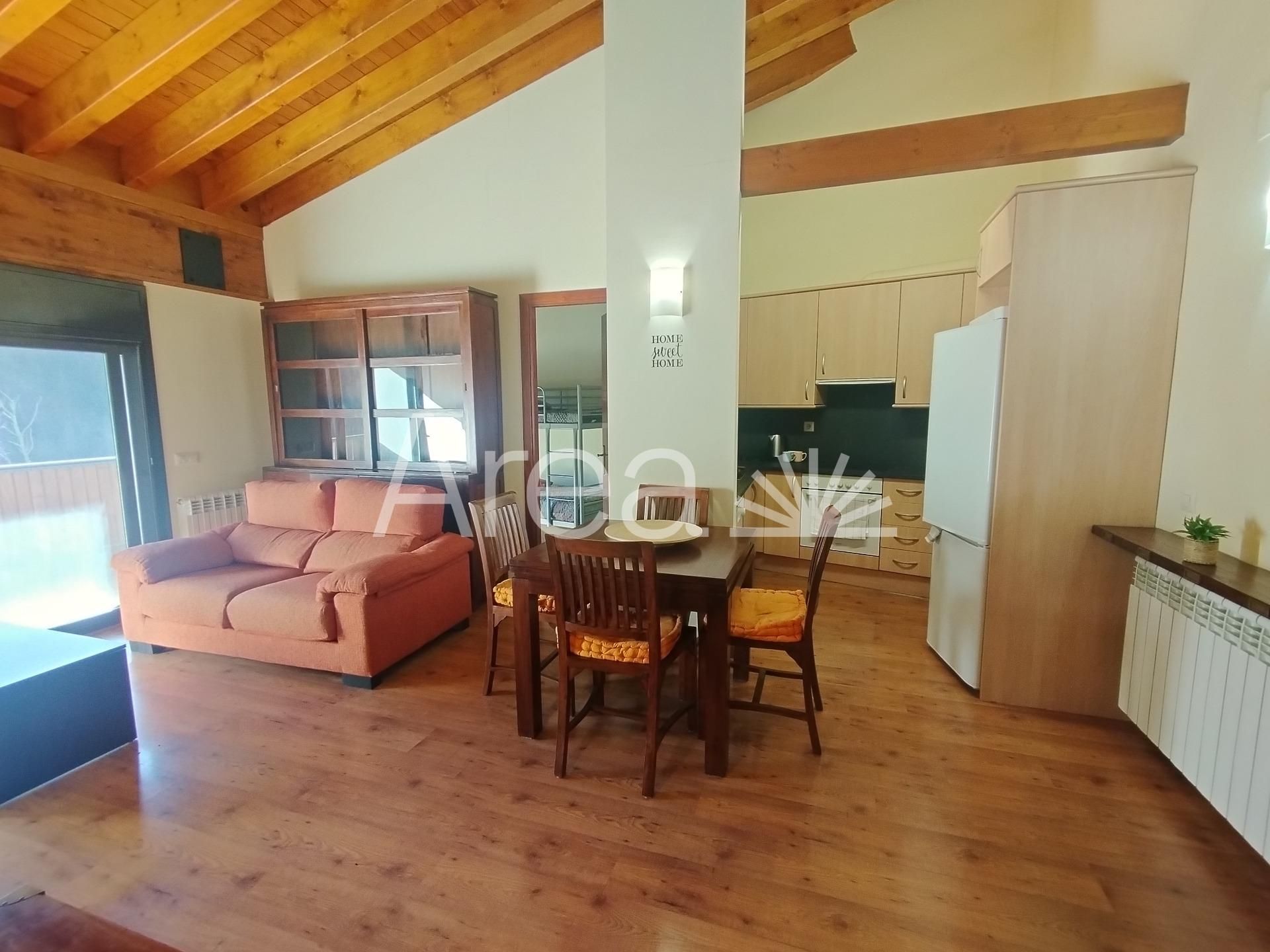 Living room of Attic for sale in Ribes de Freser  with Heating, Terrace and Storage room