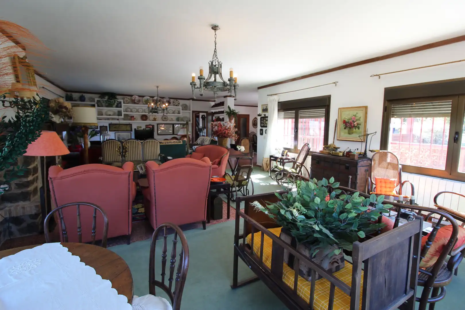 Sala de estar de Casa o chalet en venta en Sinarcas con Terraza