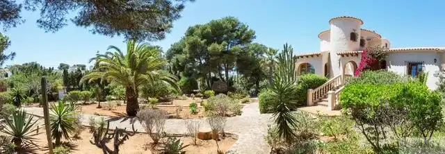 Jardí de Casa o xalet de lloguer en Jávea / Xàbia amb Calefacció, Piscina i Moblat