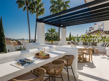 Penthouse mit Pool zum Verkauf in Milla de Oro