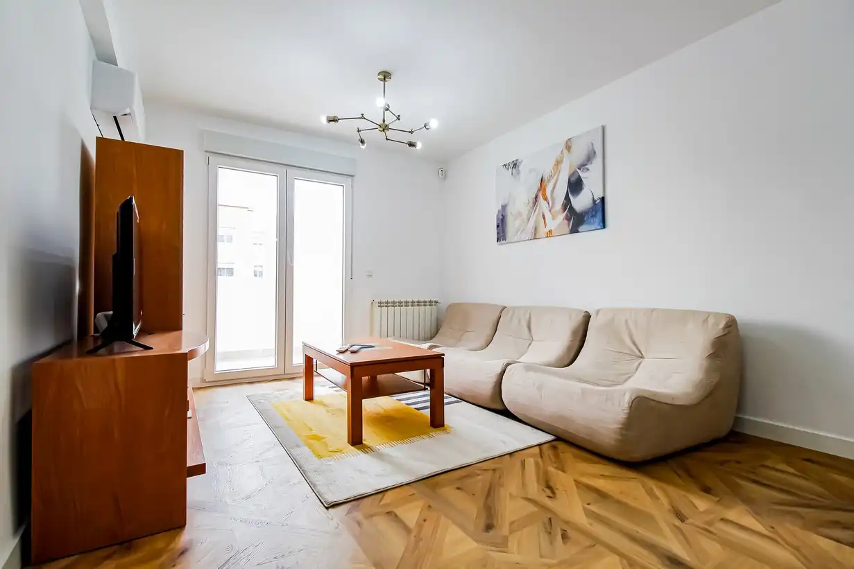 Living room of Flat for sale in Madrid  with Air Conditioner, Heating and Terrace