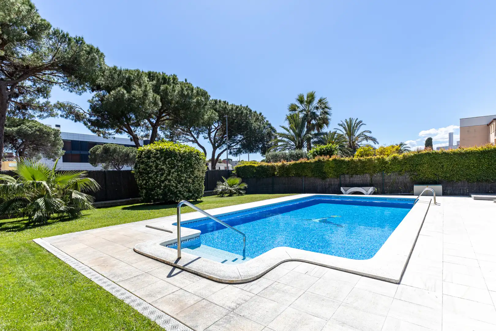 Swimming pool of Flat for sale in Gavà  with Air Conditioner, Heating and Parquet flooring