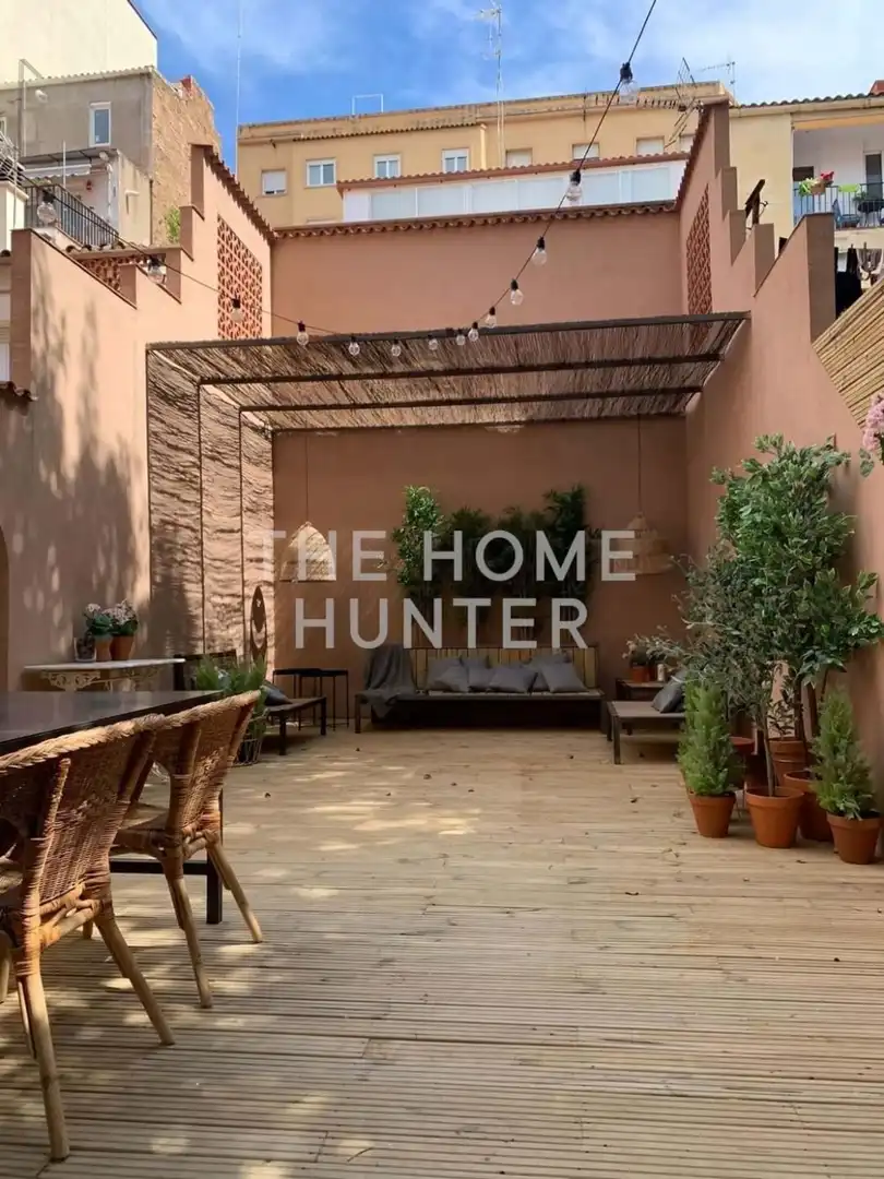 Terrasse von Wohnung zum Verkauf in Barcelona mit Heizung, Privatgarten und Terrasse