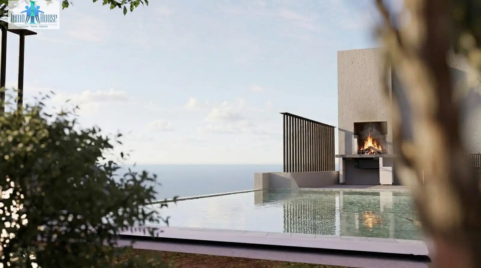Terraza de Casa o chalet en venta en Chinchilla de Monte-Aragón con Trastero, Piscina y Jacuzzi