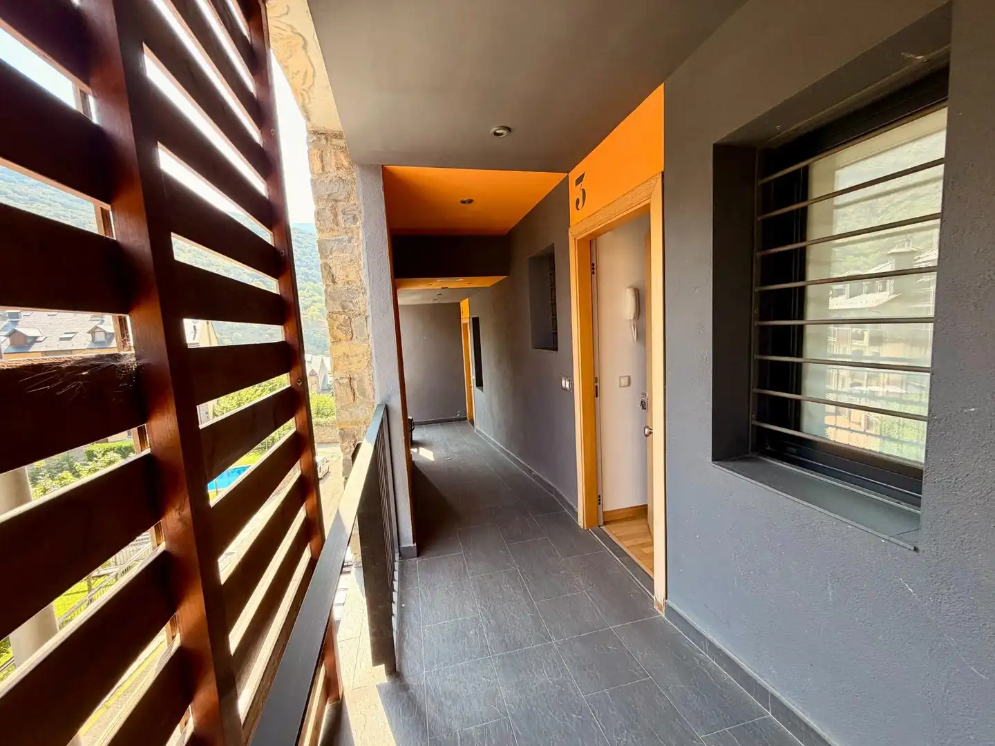 Balcony of Flat for sale in Sort  with Heating, Storage room and Furnished