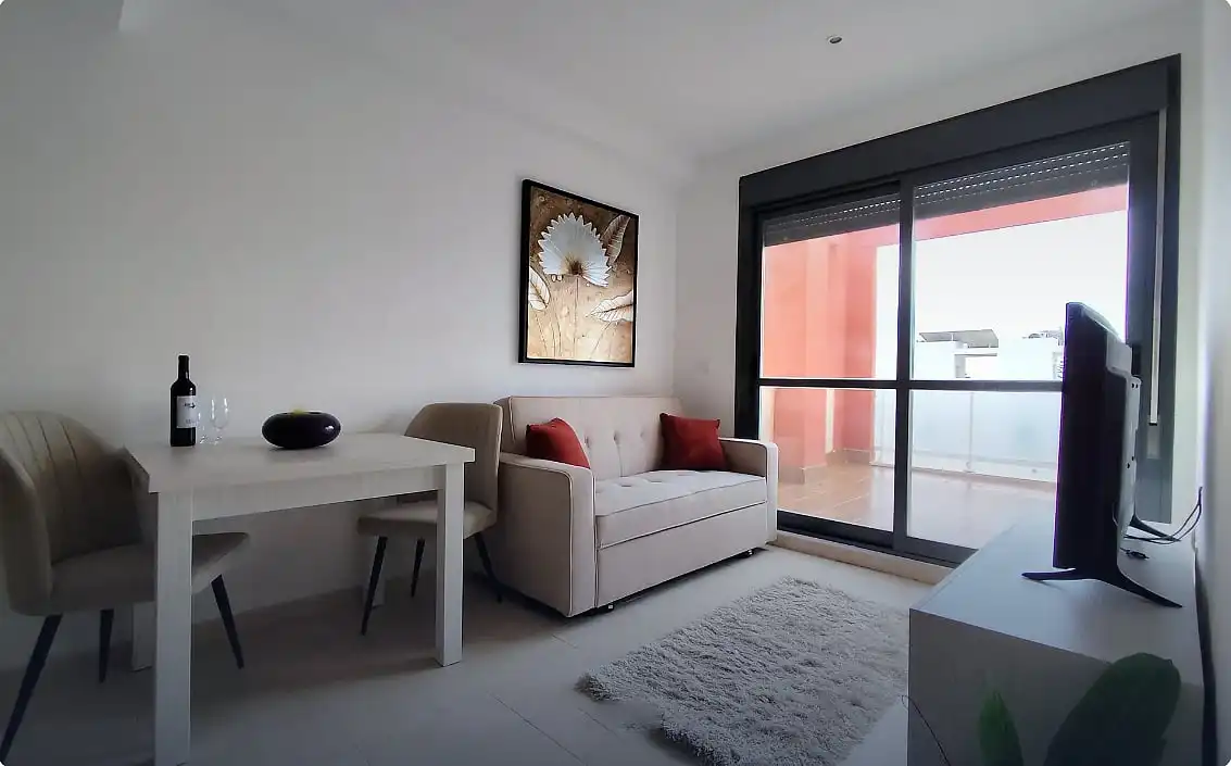 Sala de estar de Apartamento en venta en Vera con Aire acondicionado, Jardín privado y Terraza