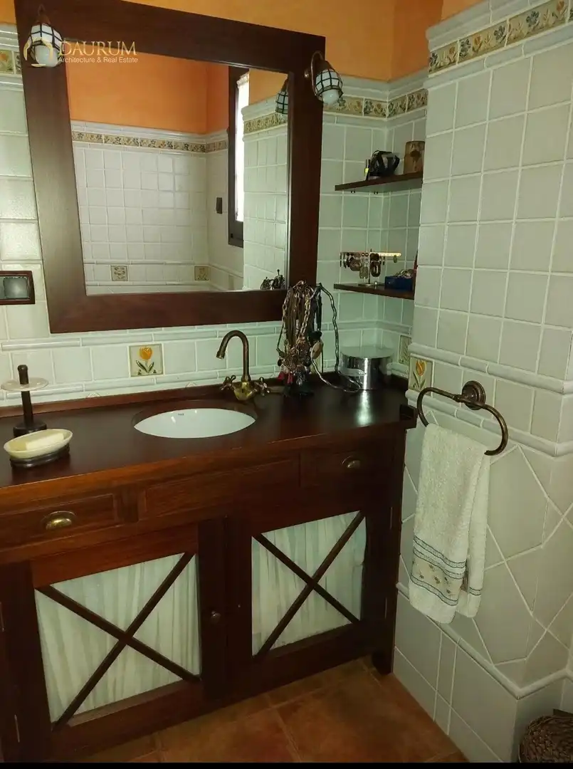 Bany de Casa o xalet en venda en Coria del Río amb Aire condicionat, Terrassa i Traster