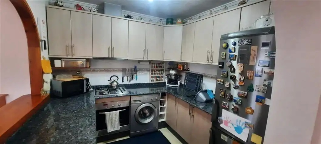 Cuina de Casa o xalet en venda en Mazarrón amb Aire condicionat, Calefacció i Jardí privat