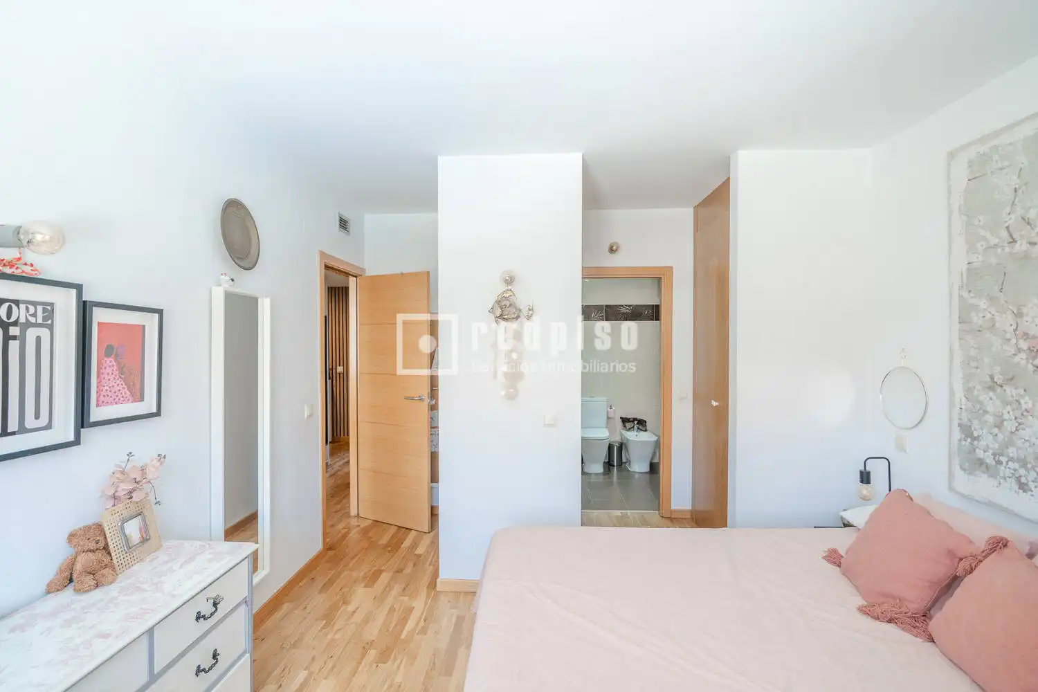 Schlafzimmer von Wohnung zum Verkauf in Arroyomolinos (Madrid) mit Klimaanlage, Heizung und Privatgarten