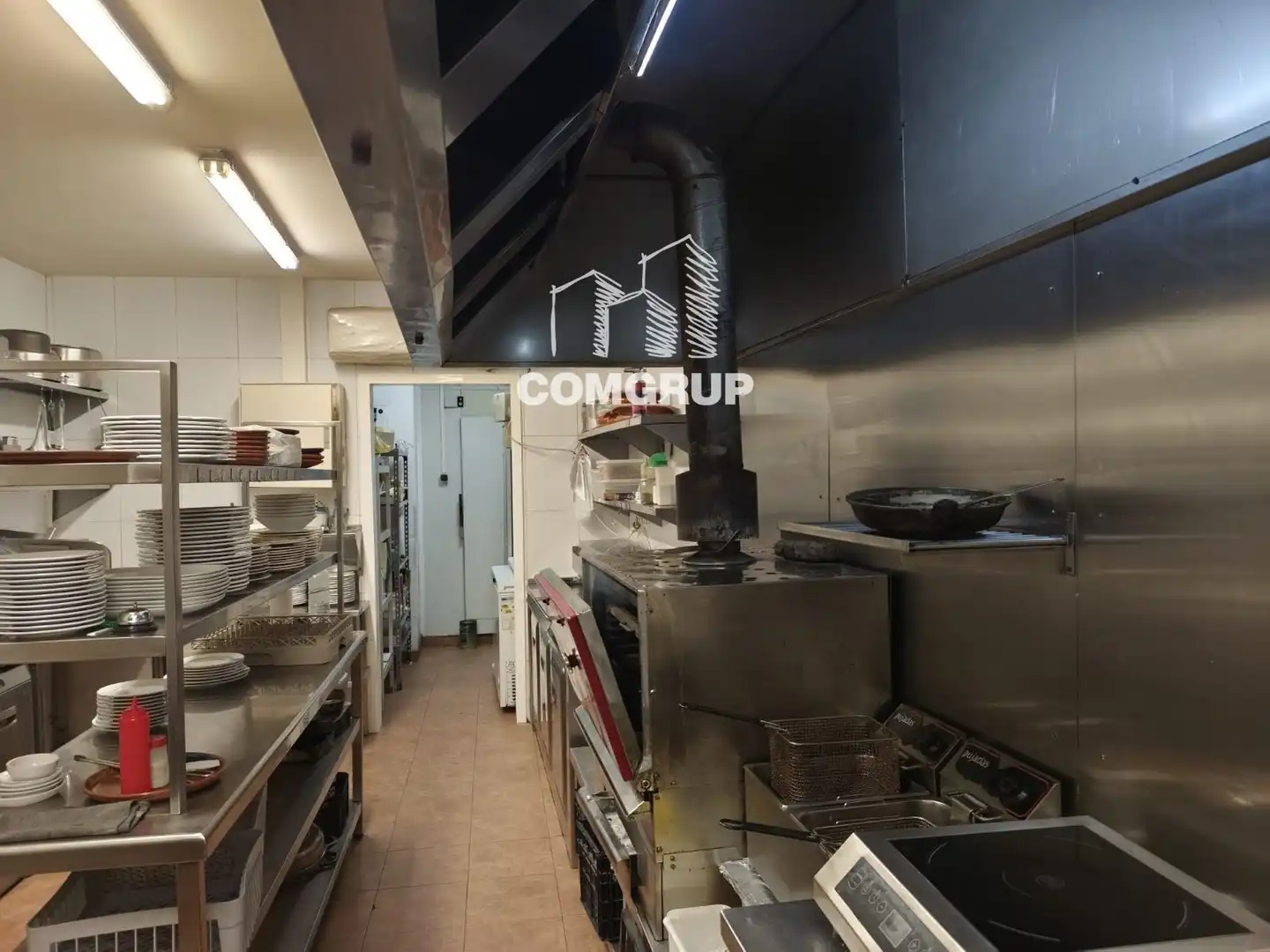 Kitchen of Commercial properties for transfer in Mataró  with Air Conditioner and Internet