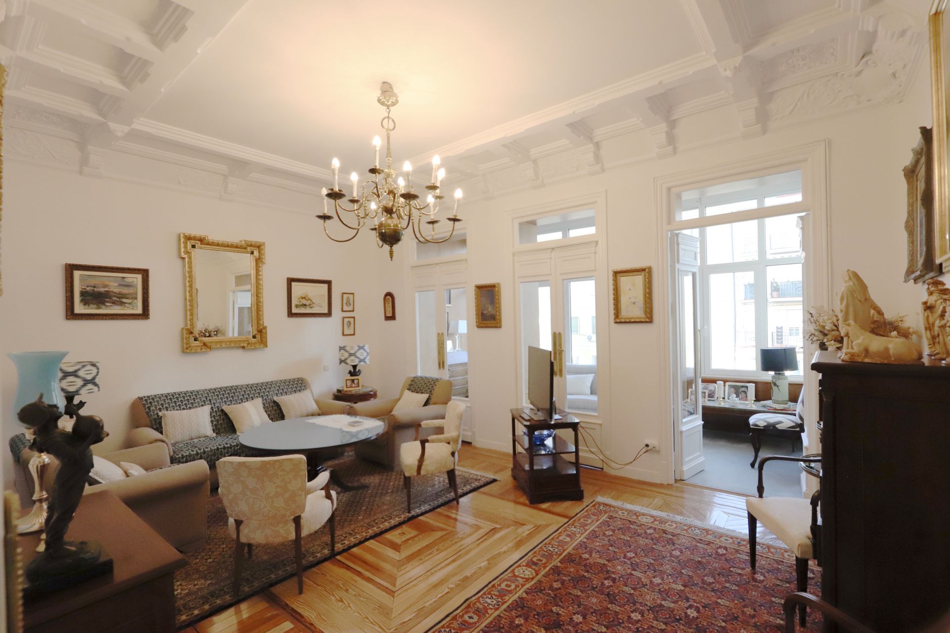 Sala d'estar de Oficina de lloguer en  Madrid Capital amb Aire condicionat, Calefacció i Terrassa