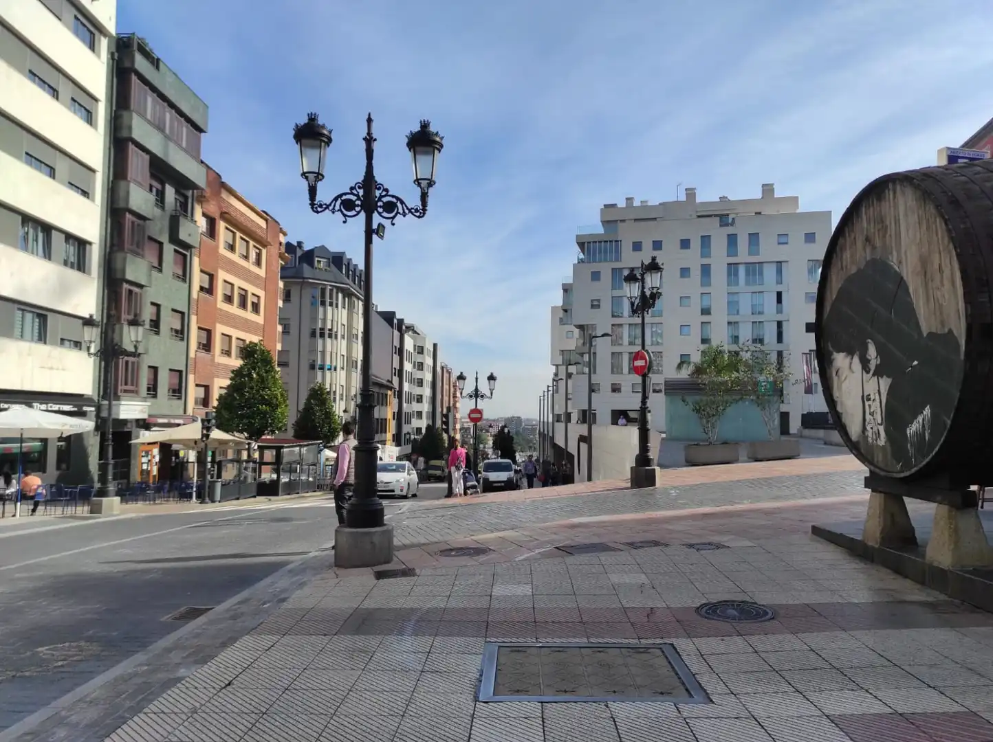 Vista exterior de Garaje en venta en Oviedo 