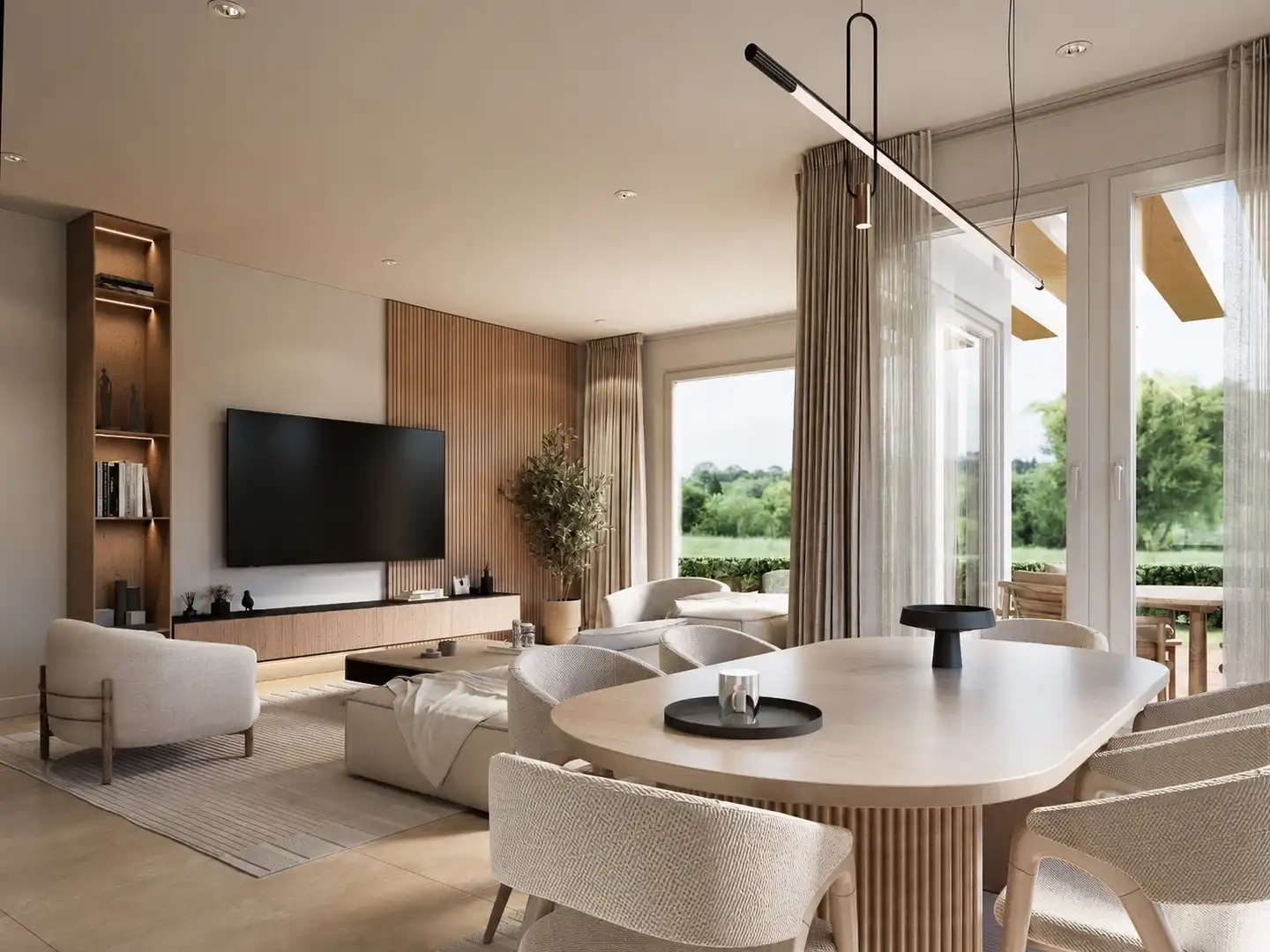 Wohnzimmer von Haus oder Chalet zum Verkauf in Madrid mit Privatgarten, Terrasse und Schwimmbad