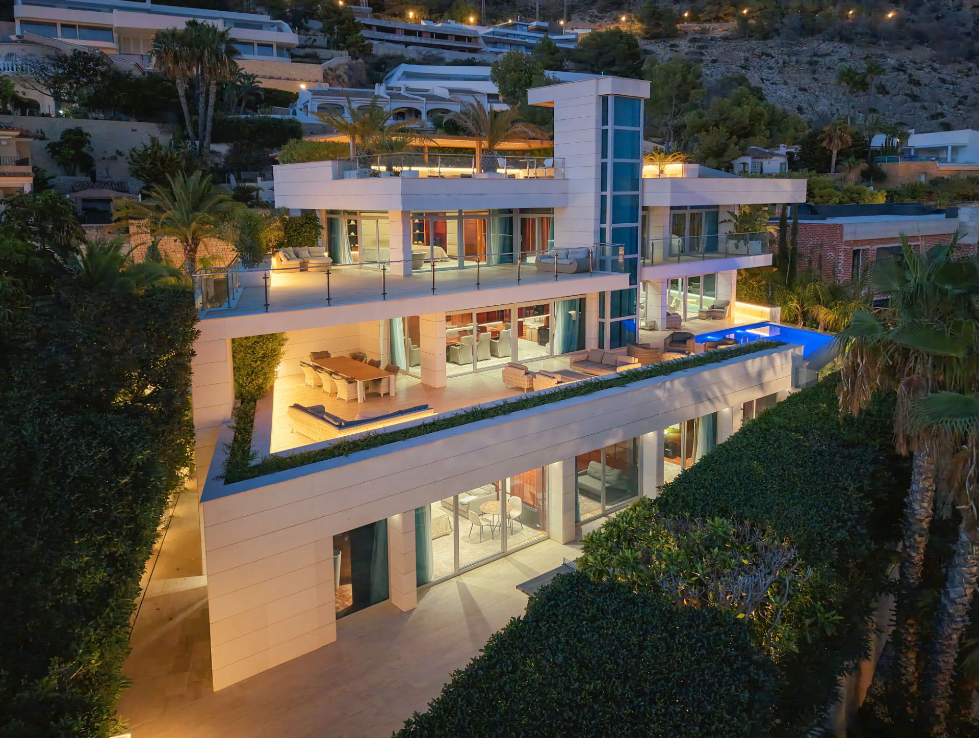 Vista exterior de Casa o chalet en venta en Altea con Aire acondicionado, Calefacción y Jardín privado