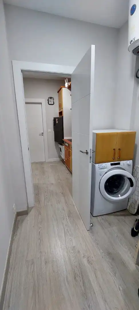 Kitchen of Flat for sale in Valladolid  with Heating, Parquet flooring and Furnished