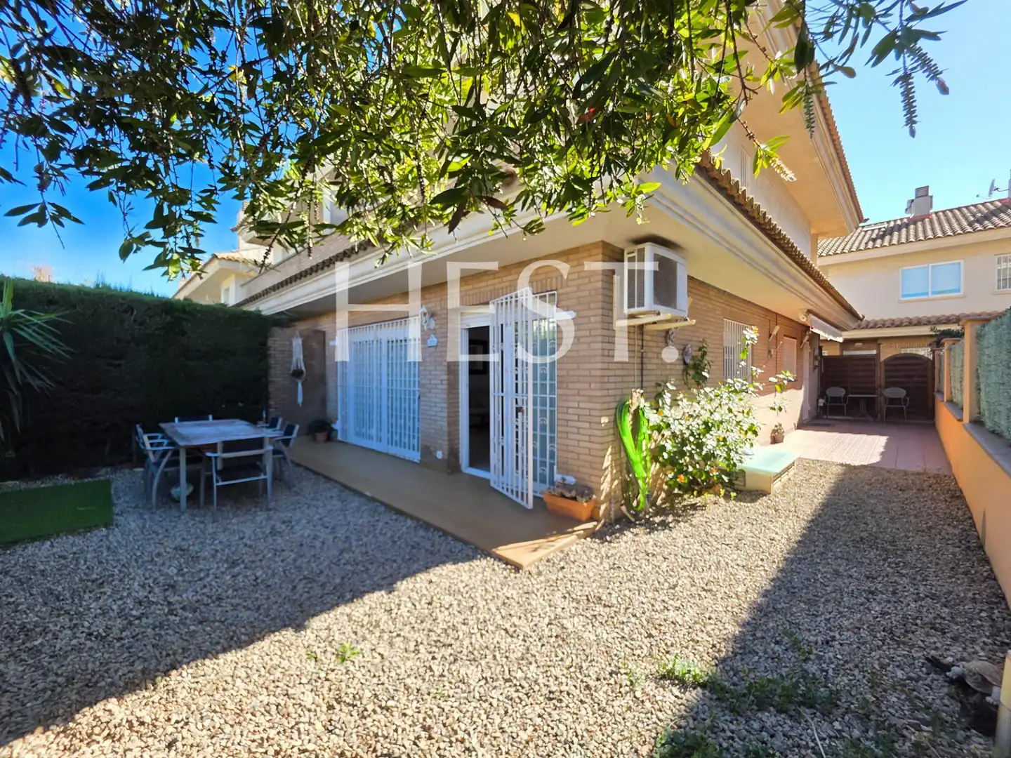 Garten von Einfamilien-Reihenhaus zum Verkauf in Cambrils mit Klimaanlage, Heizung und Privatgarten