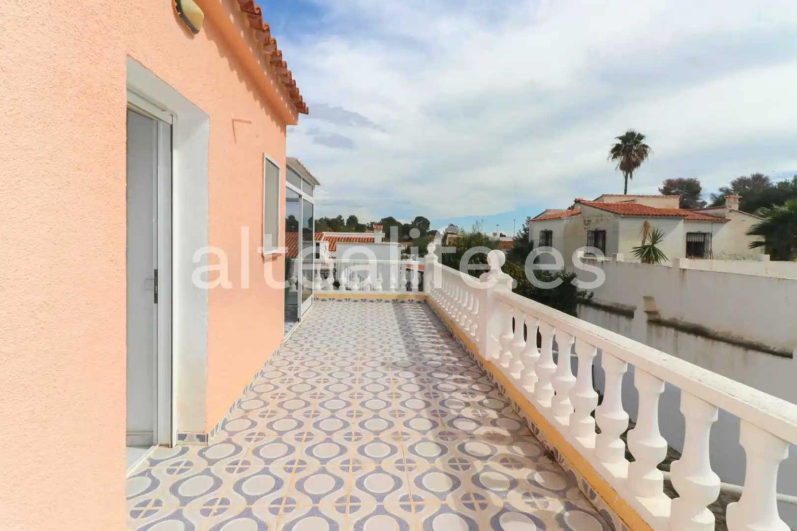 Terrace of Houses for sale in L'Alfàs del Pi  with Air Conditioner, Private garden and Terrace
