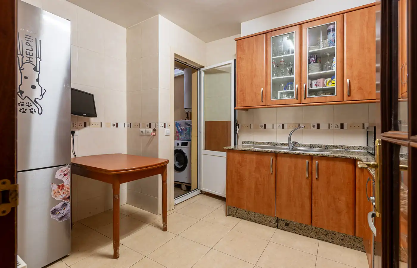 Cuina de Dúplex en venda en A Coruña Capital  amb Calefacció, Forn i Rentadora