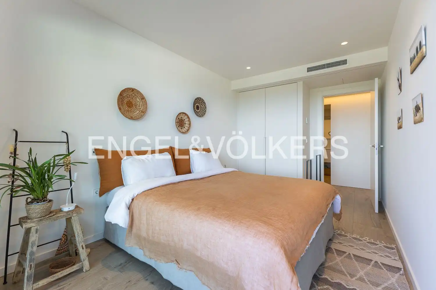Bedroom of Flat for sale in Pedreguer  with Air Conditioner, Heating and Private garden