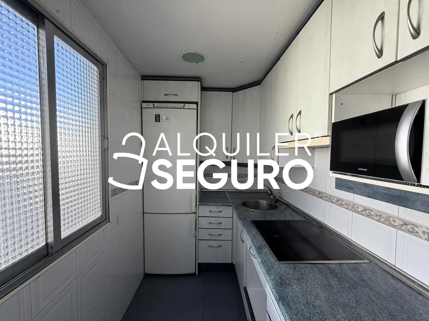 Cocina de Piso de alquiler en Madrid con Aire acondicionado, Calefacción y Terraza