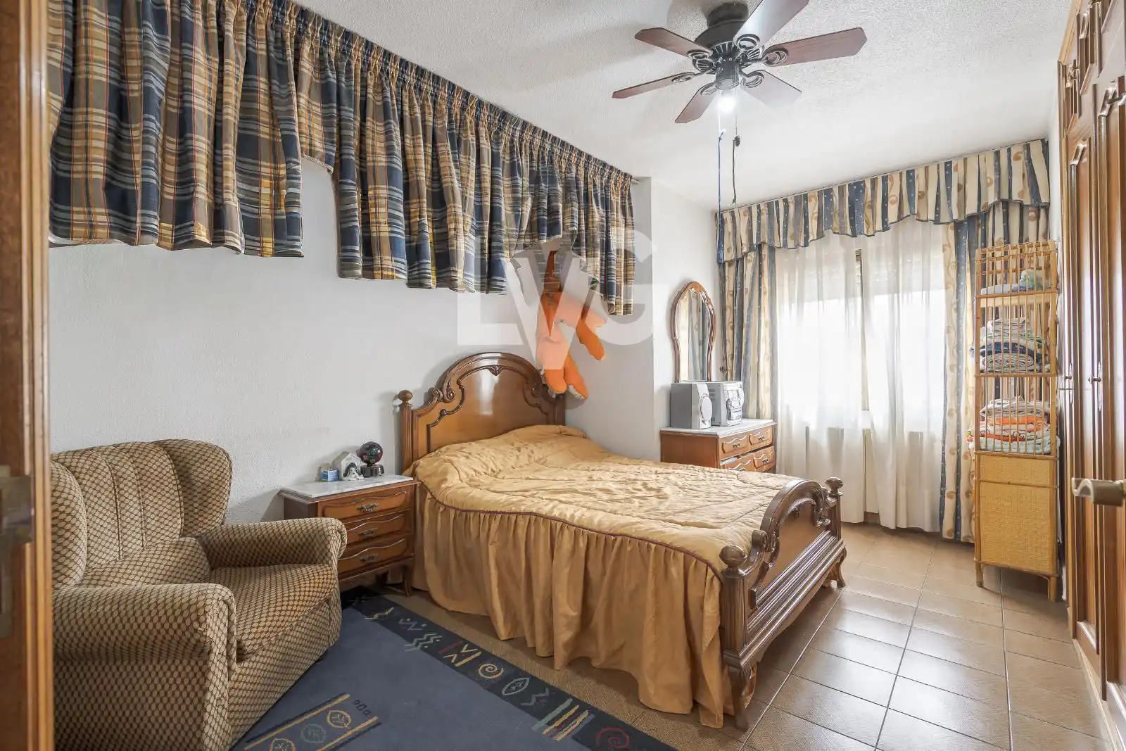 Schlafzimmer von Haus oder Chalet zum Verkauf in Fuente El Saz de Jarama mit Heizung, Möbliert und Ofen