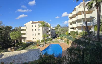 Exterior view of Flat to rent in Marbella  with Air Conditioner, Terrace and Furnished