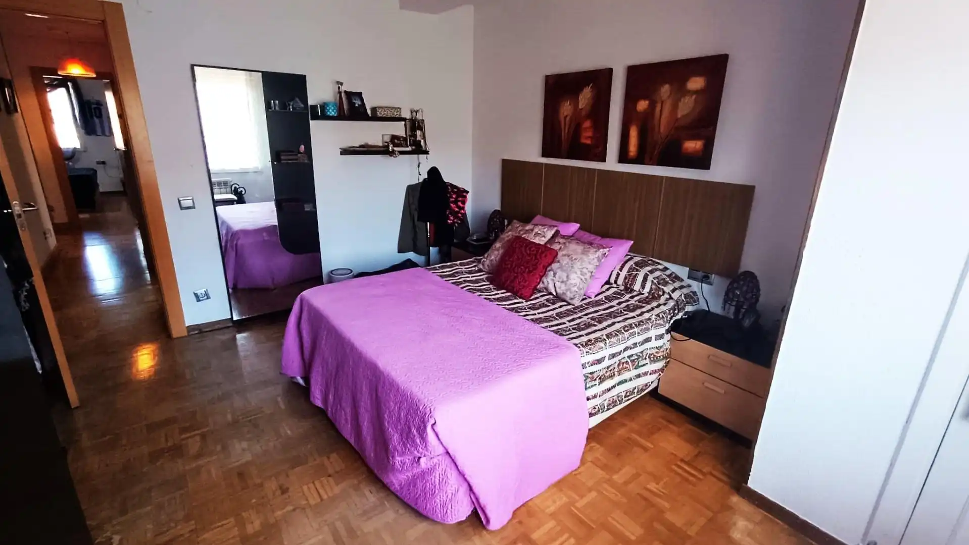 Schlafzimmer von Wohnung zum Verkauf in Zamora Capital  mit Heizung, Parkett und Terrasse