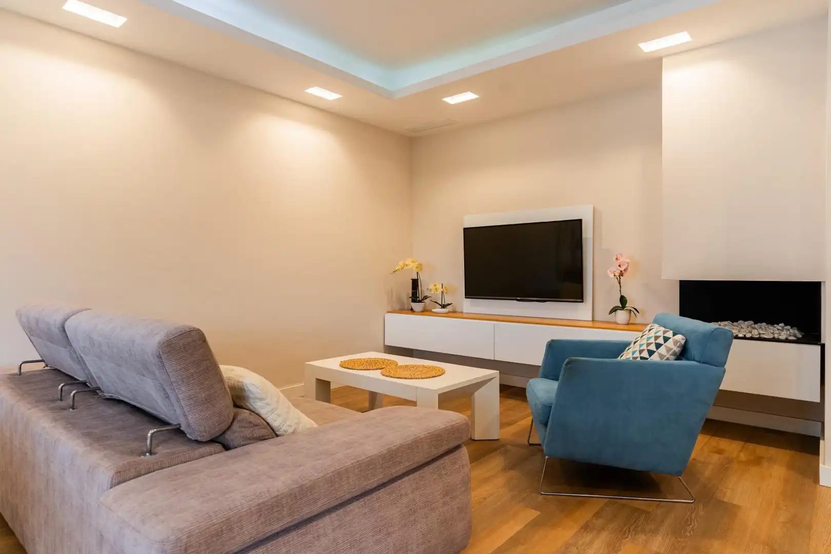 Living room of Flat for sale in Jerez de la Frontera  with Air Conditioner, Storage room and Furnished