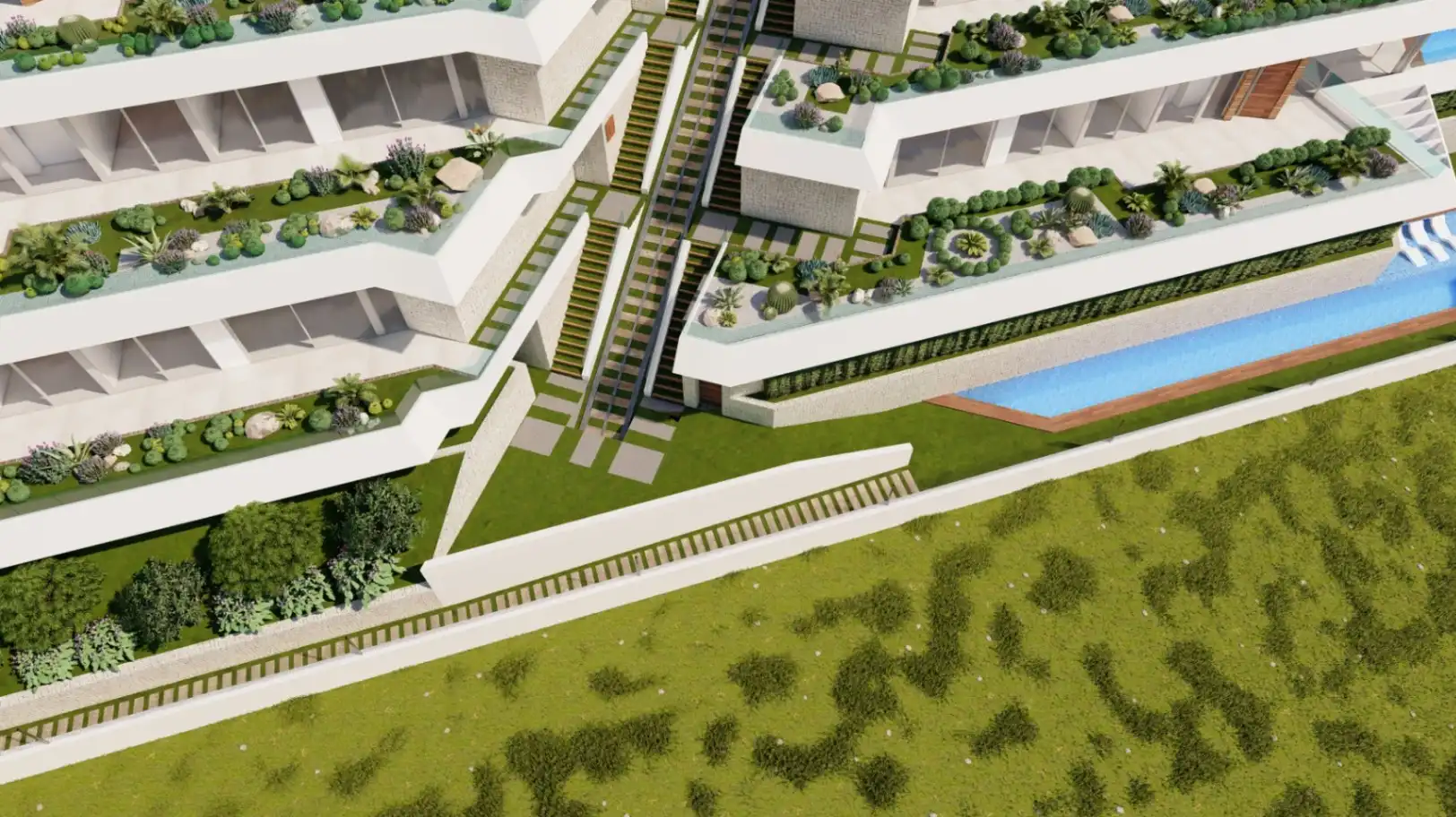 Vista exterior de Apartament en venda en Altea amb Aire condicionat, Calefacció i Jardí privat