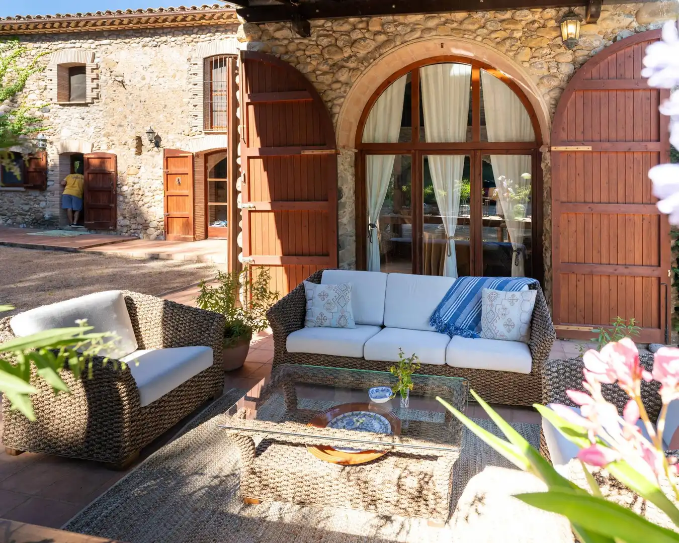 Terraza de Finca rústica en venta en Esponellà con Calefacción, Jardín privado y Terraza