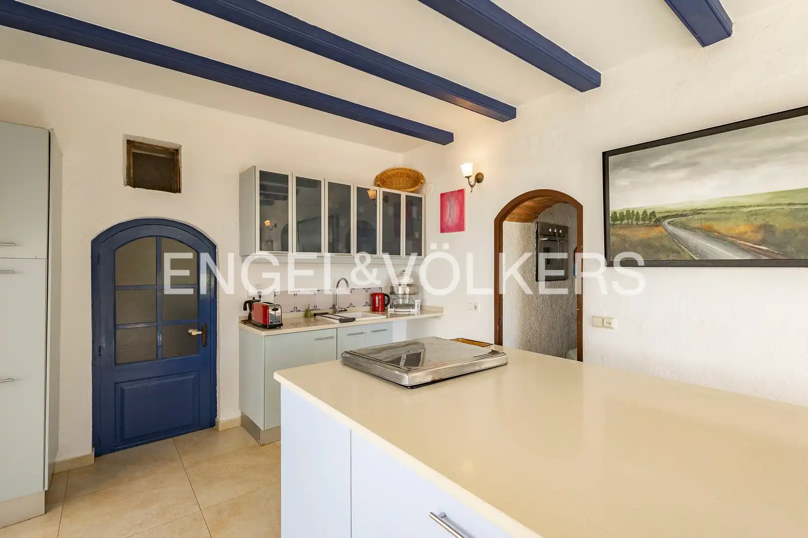 Cuina de Casa o xalet en venda en Torrelles de Foix amb Calefacció, Jardí privat i Terrassa