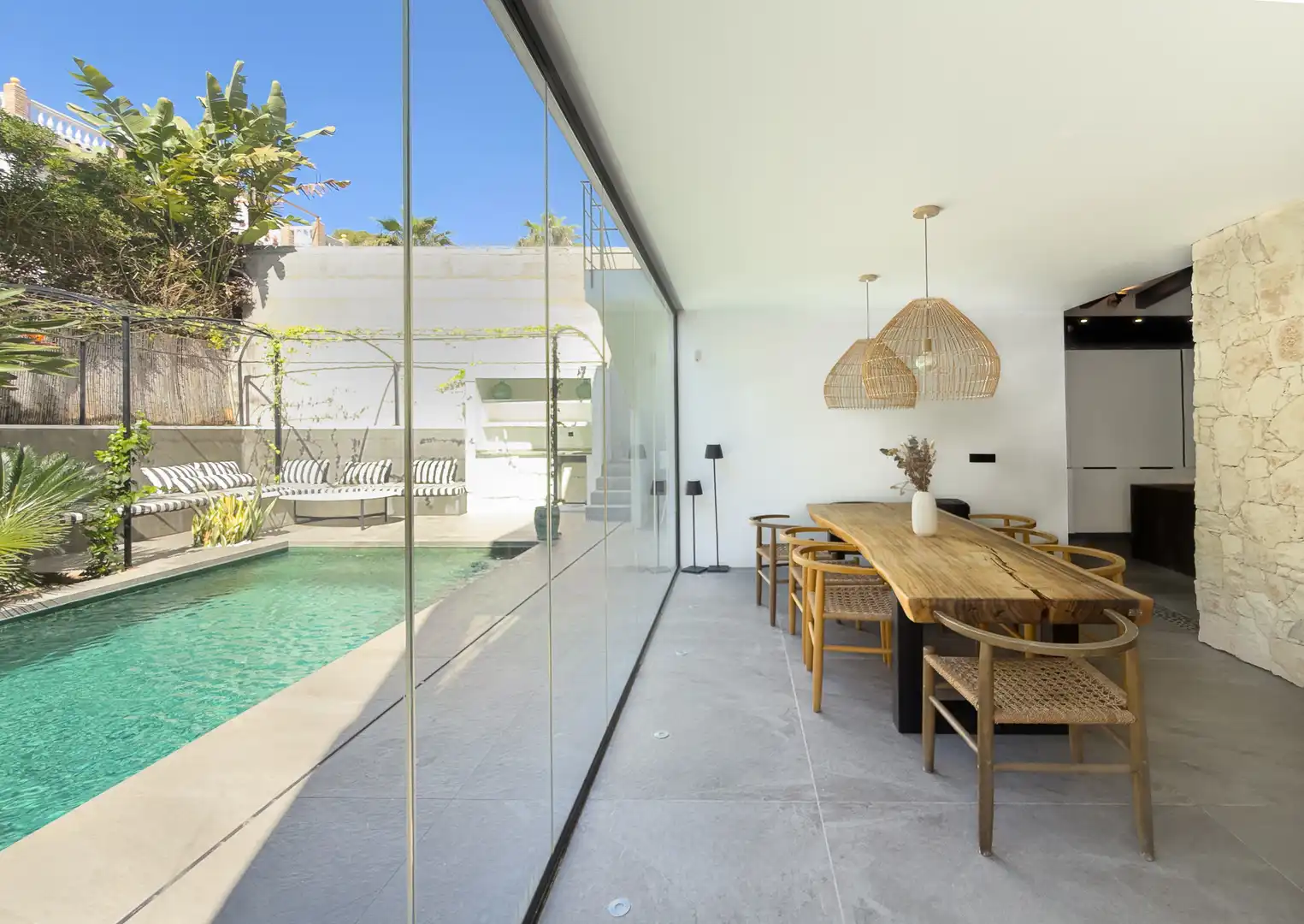 Terrassa de Casa o xalet en venda en Marbella amb Aire condicionat, Jardí privat i Terrassa