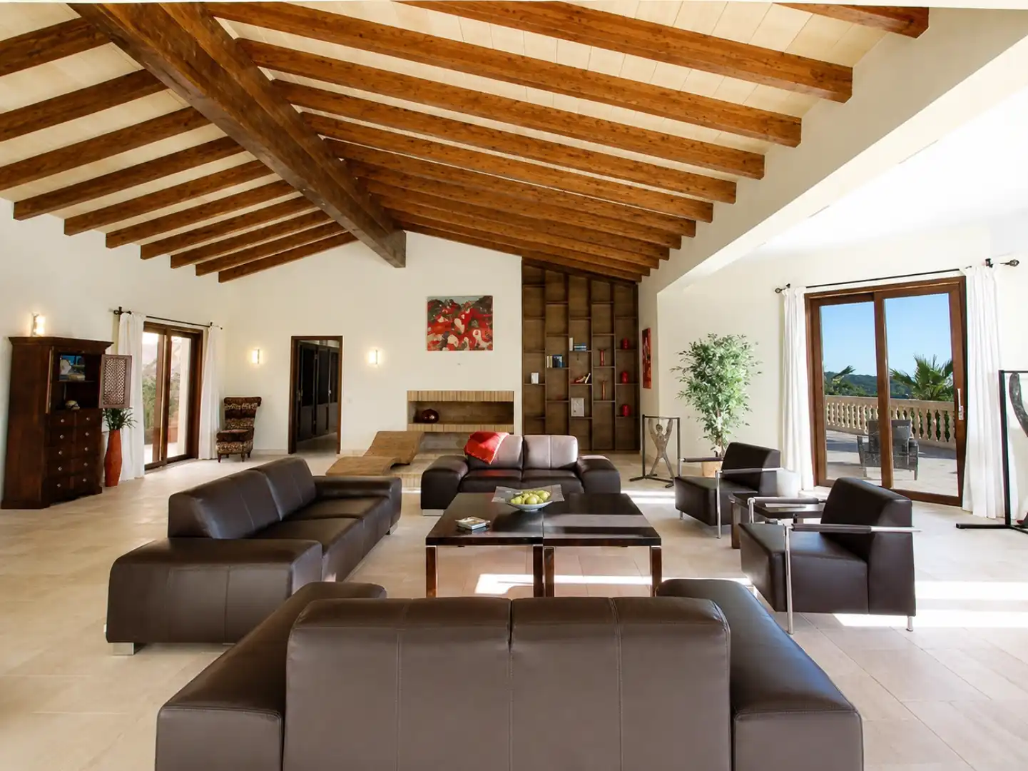 Living room of Houses for rent in Alaró  with Air Conditioner, Heating and Storage room