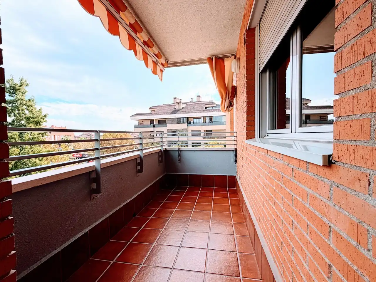 Balcony of Flat for rent in Boadilla del Monte  with Heating, Parquet flooring and Terrace