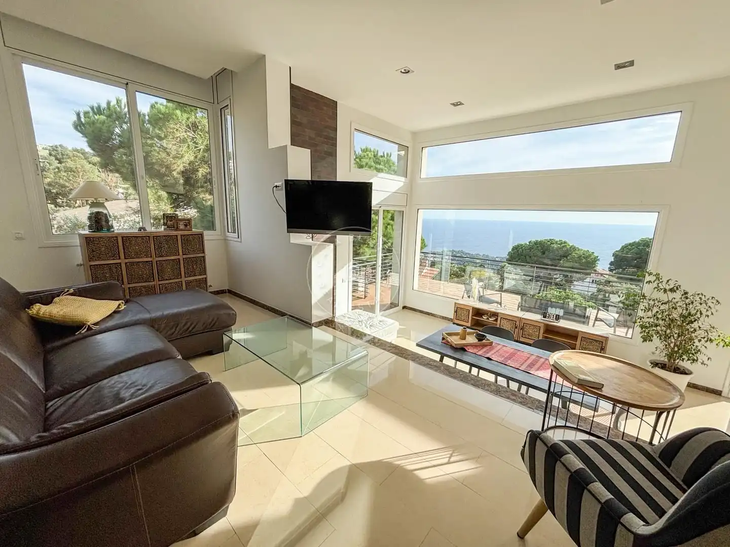 Sala de estar de Casa o chalet en venta en Lloret de Mar con Aire acondicionado, Calefacción y Jardín privado
