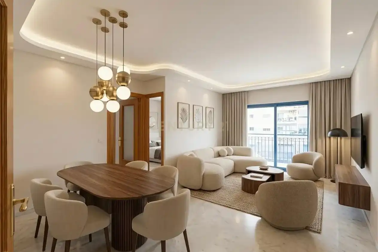 Sala de estar de Apartamento en venta en Estepona con Jardín privado, Horno y Piscina comunitaria