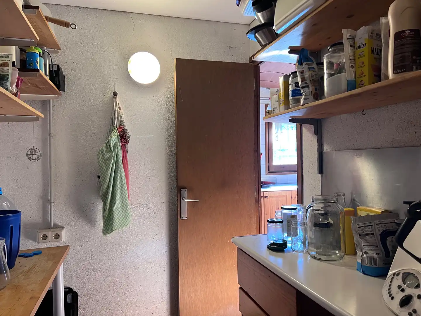 Cuina de Finca rústica en venda en Mieres (Girona) amb Aire condicionat, Jardí privat i Parquet