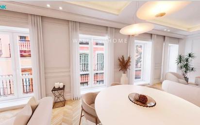 Dining room of Flat for sale in  Madrid Capital  with Air Conditioner, Terrace and Balcony