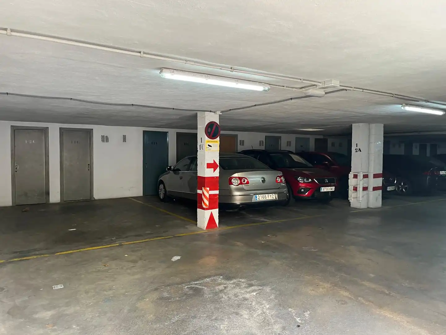Parking of Flat for rent in Cartagena  with Air Conditioner, Furnished and Balcony