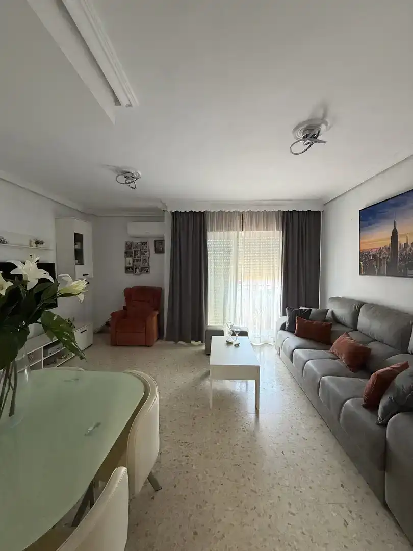 Sala d'estar de Casa adosada en venda en Algeciras amb Aire condicionat i Balcó