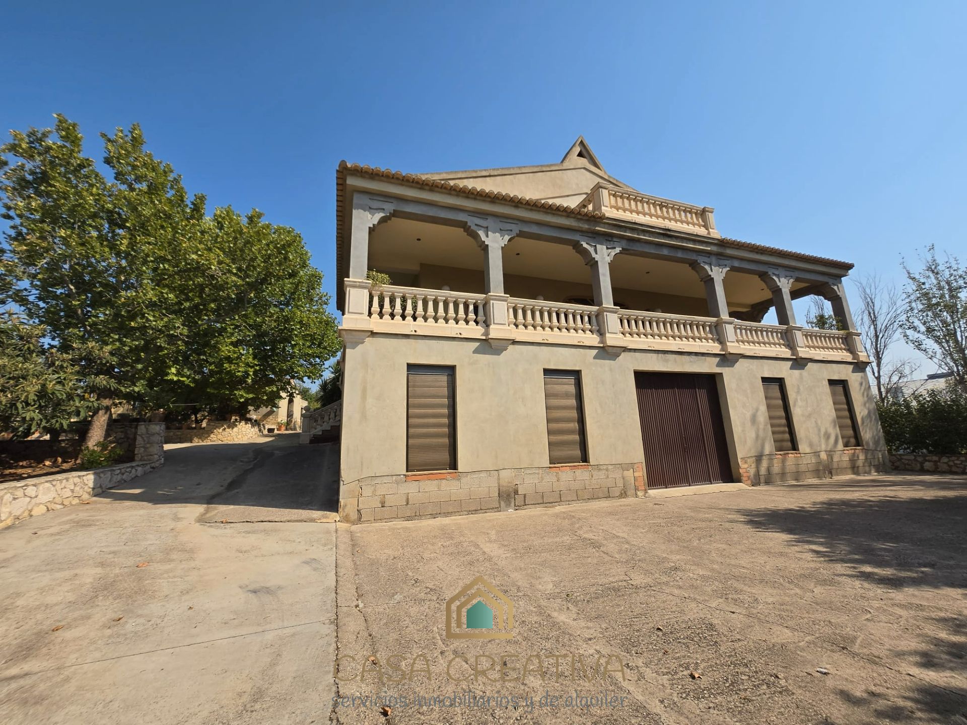 Exterior view of House or chalet for sale in La Llosa de Ranes  with Air Conditioner, Heating and Private garden