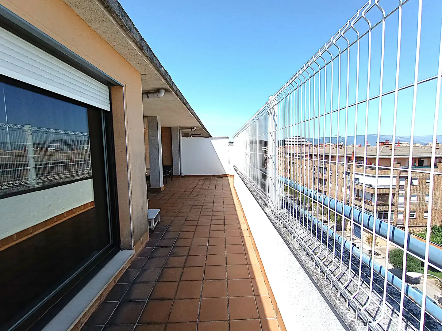 Terrace of Attic for rent in Barañáin / Barañain  with Heating, Parquet flooring and Terrace