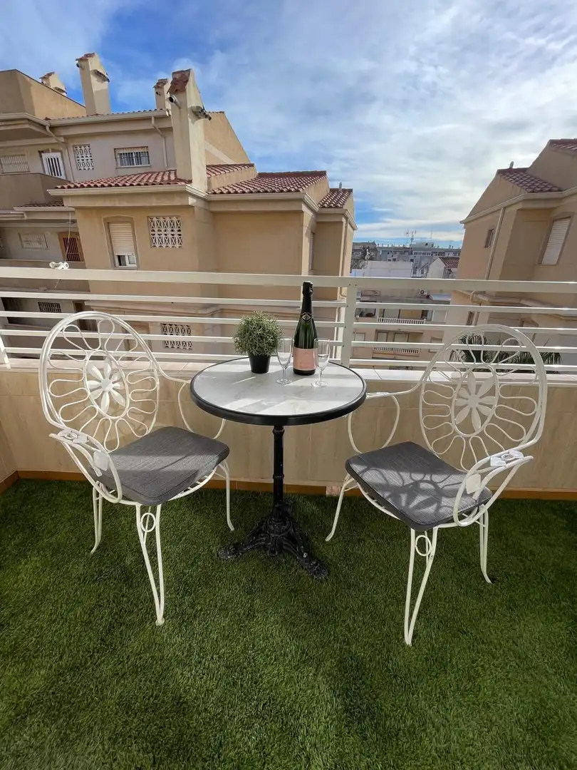 Terrace of Apartments for sale in Cuenca  with Air Conditioner, Terrace and Furnished