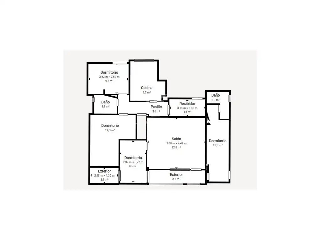 Piso en venta en Valencia con Aire acondicionado, Horno y Lavadora