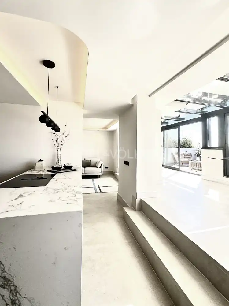 Living room of Attic for sale in Madrid  with Air Conditioner, Heating and Terrace
