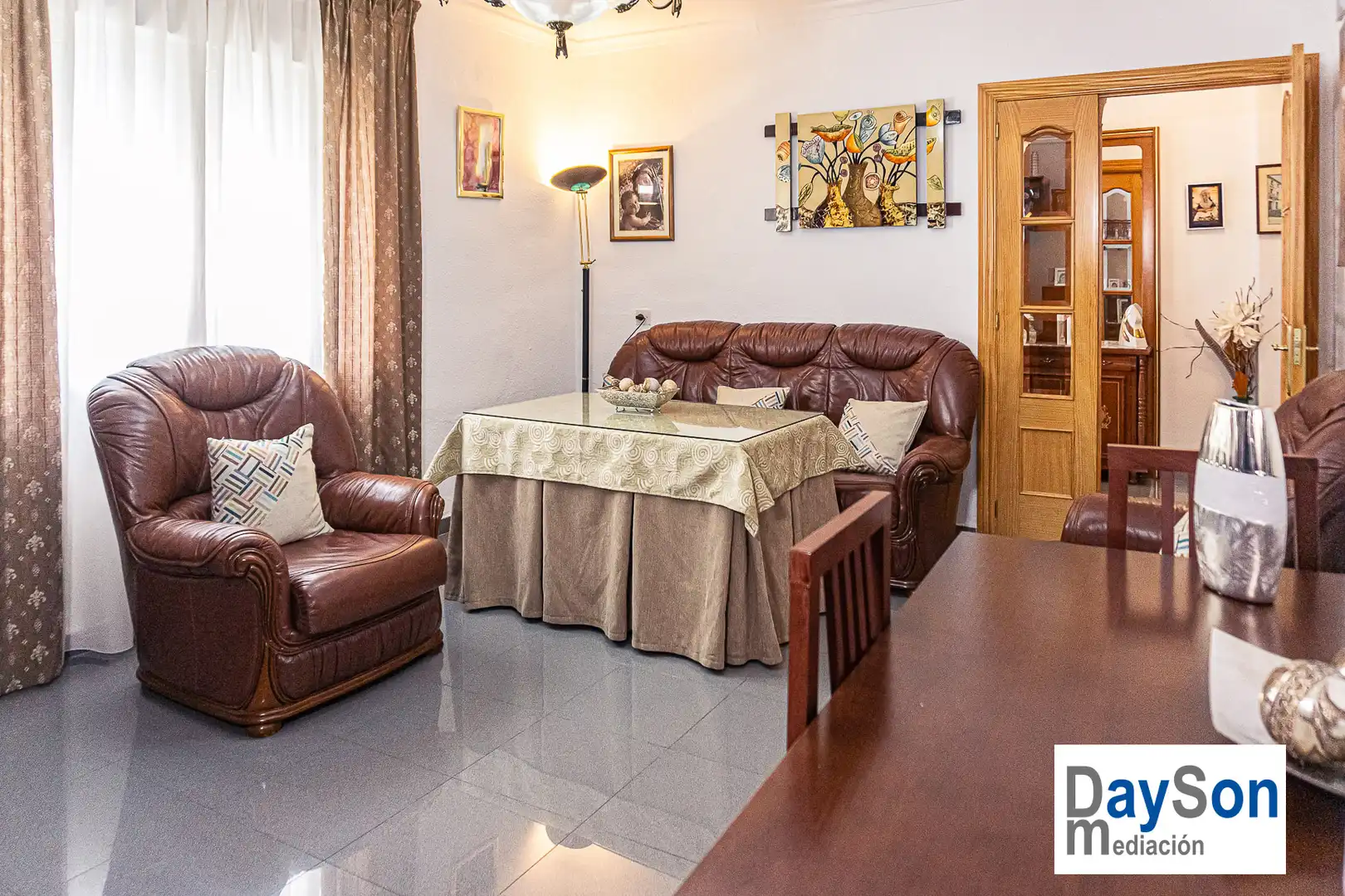 Sala d'estar de Casa o xalet en venda en Alcalá la Real amb Aire condicionat i Balcó