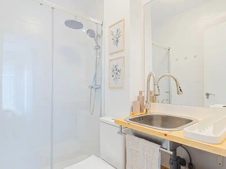 Baño de Piso para compartir en Playa del Cura