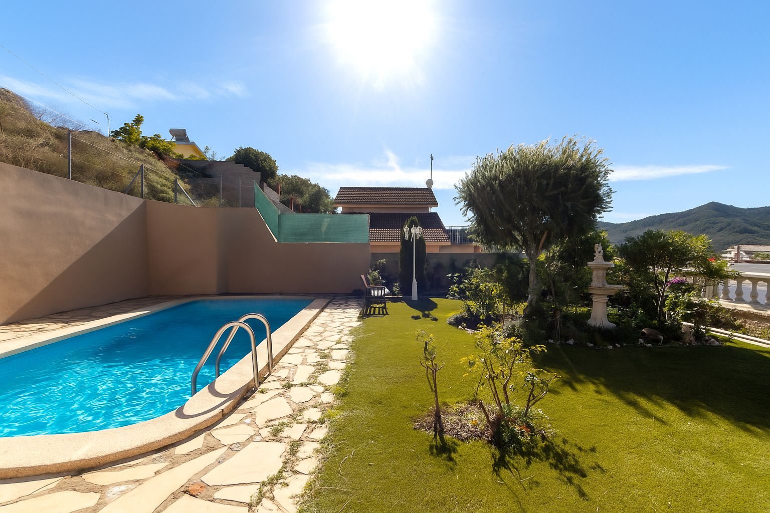 Swimming pool of House or chalet for sale in Riudecols  with Air Conditioner, Heating and Private garden